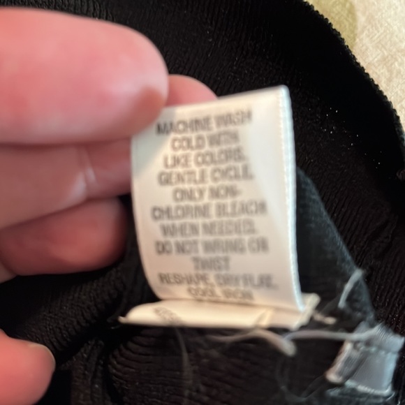 DANA BUCHMAN Size 3X Cardigan Ribbed Knitwear Stretch Logo Button Classic Career - Picture 15 of 16